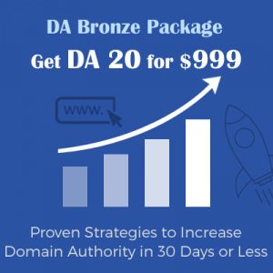domain authority 20 package