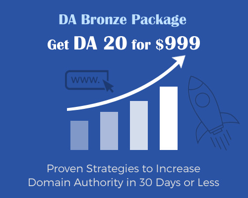 domain authority 20 package