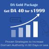 domain authority 40 package