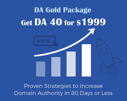 domain authority 40 package