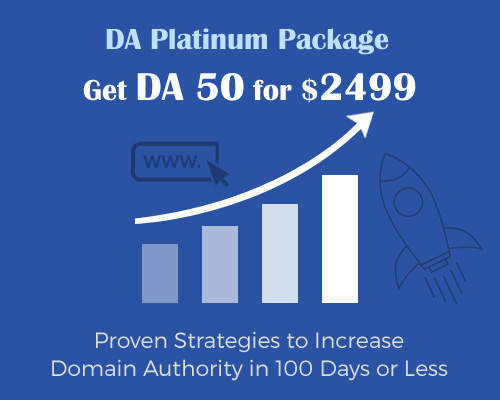 domain authority 50 package