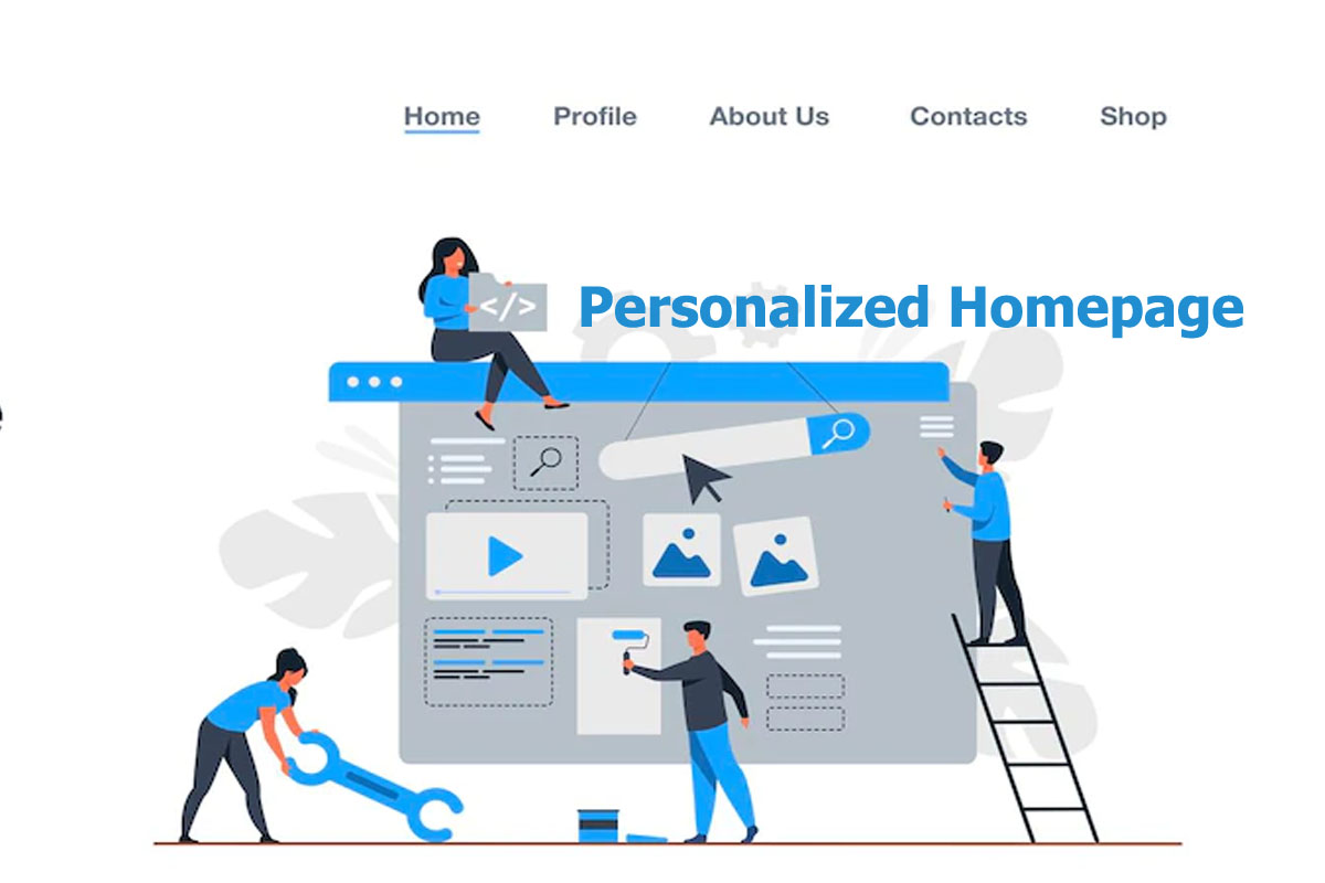 Personalized Homepage