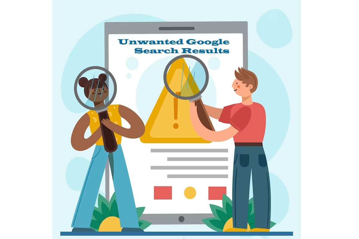 Unwanted Google Search Results